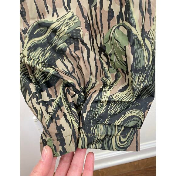 Columbia Men's XL PVC Nylon Brown Mossy Oak Waterproof Hunting Rain Pants - Picture 7 of 10